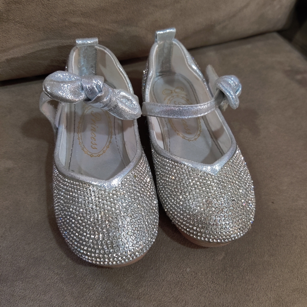 Silver shoe apx 9.5 US